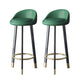 Contemporary Home Swivel Stool Matte Finish Upholstered Bar Stools