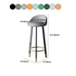 Contemporary Home Swivel Stool Matte Finish Upholstered Bar Stools