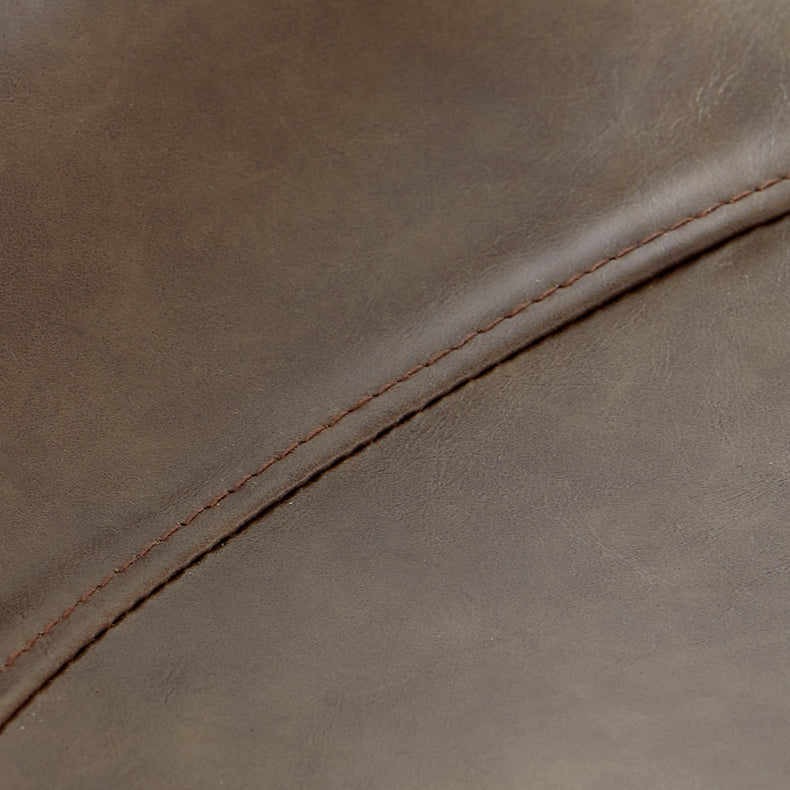 Contemporary Footrest Low Back Bar Stool Leather Counter Stool for Living Room Clearhalo 'Bar Furniture' 'Bar Stools' 'bar_stools' 'furn' 'furn_bar_stools' 'Furniture' 'Kitchen & Dining Furniture' 6038814