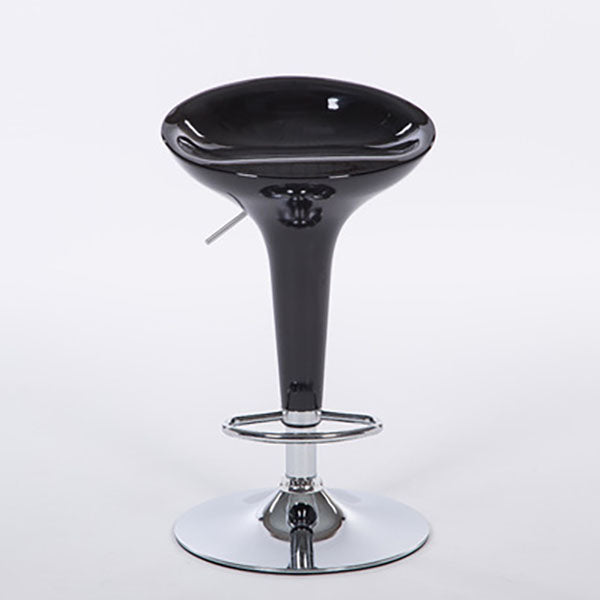 Tabouret de comptoir arrière en plastique en plastique en plastique en plastique avec repose-pieds pour barre