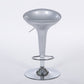 Contemporary Metal Barstool Plastic Low Back Counter Stool with Footrest for Bar
