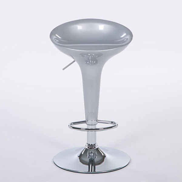 Tabouret de comptoir arrière en plastique en plastique en plastique en plastique avec repose-pieds pour barre