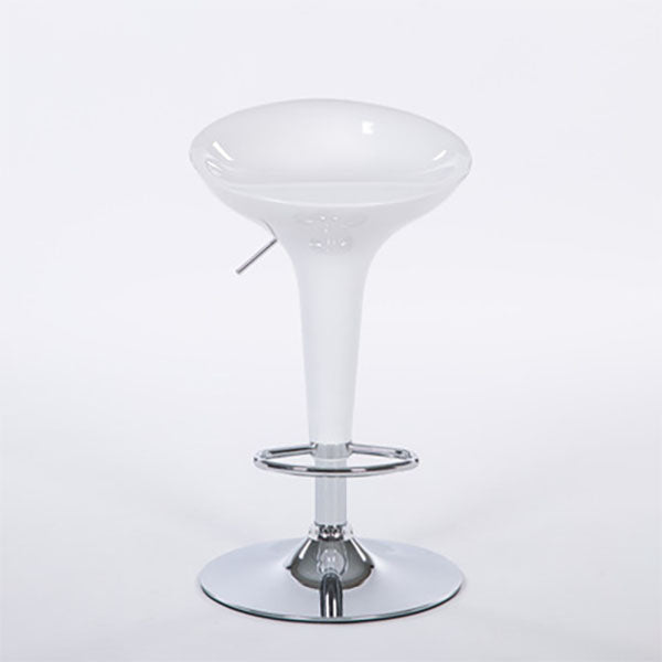 Tabouret de comptoir arrière en plastique en plastique en plastique en plastique avec repose-pieds pour barre