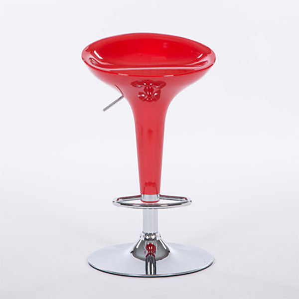 Tabouret de comptoir arrière en plastique en plastique en plastique en plastique avec repose-pieds pour barre