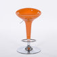 Tabouret de comptoir arrière en plastique en plastique en plastique en plastique avec repose-pieds pour barre