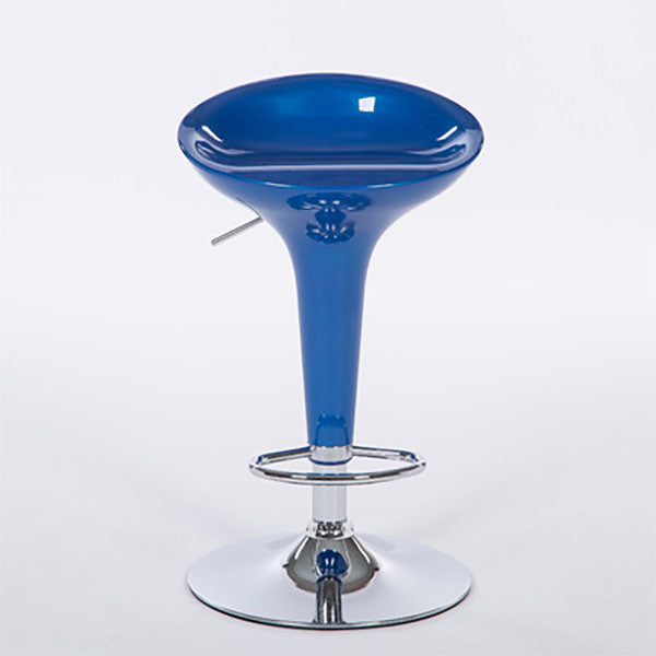 Tabouret de comptoir arrière en plastique en plastique en plastique en plastique avec repose-pieds pour barre