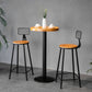1/2/3-teiliges Bartisch-Set aus massivem Holz im industriellen Stil, rundes Theken-Set