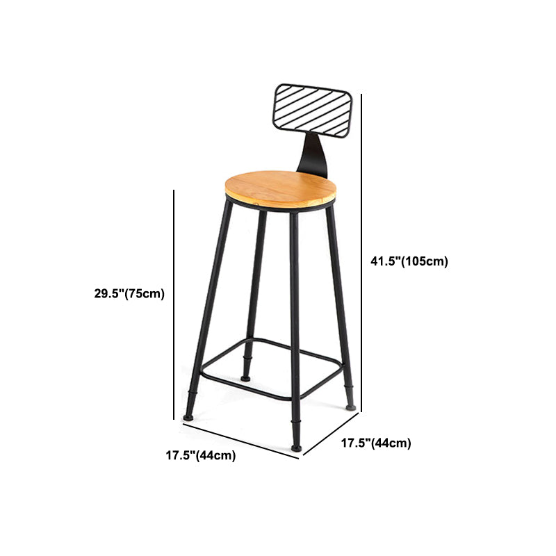 1/2/3-teiliges Bartisch-Set aus massivem Holz im industriellen Stil, rundes Theken-Set