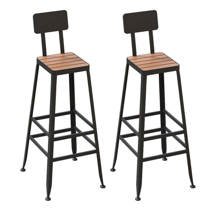 Juego de mesa de bar marrón industrial, mesa de mostrador de madera de 1/2/5 piezas para interior