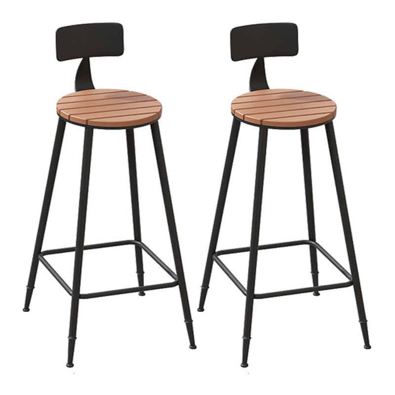 Juego de mesa de bar marrón industrial, mesa de mostrador de madera de 1/2/5 piezas para interior