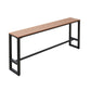 Juego de mesa de bar marrón industrial, mesa de mostrador de madera de 1/2/5 piezas para interior
