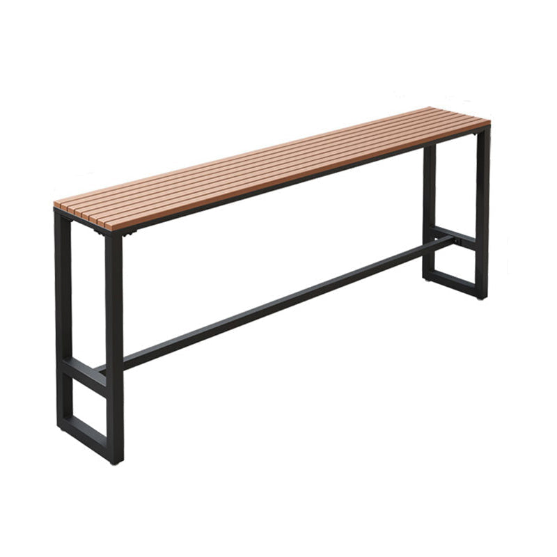 Juego de mesa de bar marrón industrial, mesa de mostrador de madera de 1/2/5 piezas para interior