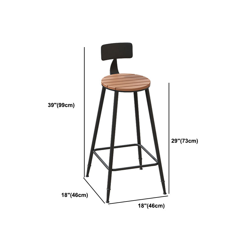 Juego de mesa de bar marrón industrial, mesa de mostrador de madera de 1/2/5 piezas para interior