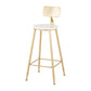 Rectangular Bar Table Set Glam 1/2/3/5 Pieces Bar Table and Stools for Dining Room Clearhalo 'Bar Furniture' 'furn' 'furn_home_bar_bar_sets' 'Furniture' 'Home Bars & Bar Sets' 'home_bar_bar_sets' 'Kitchen & Dining Furniture' 6039369