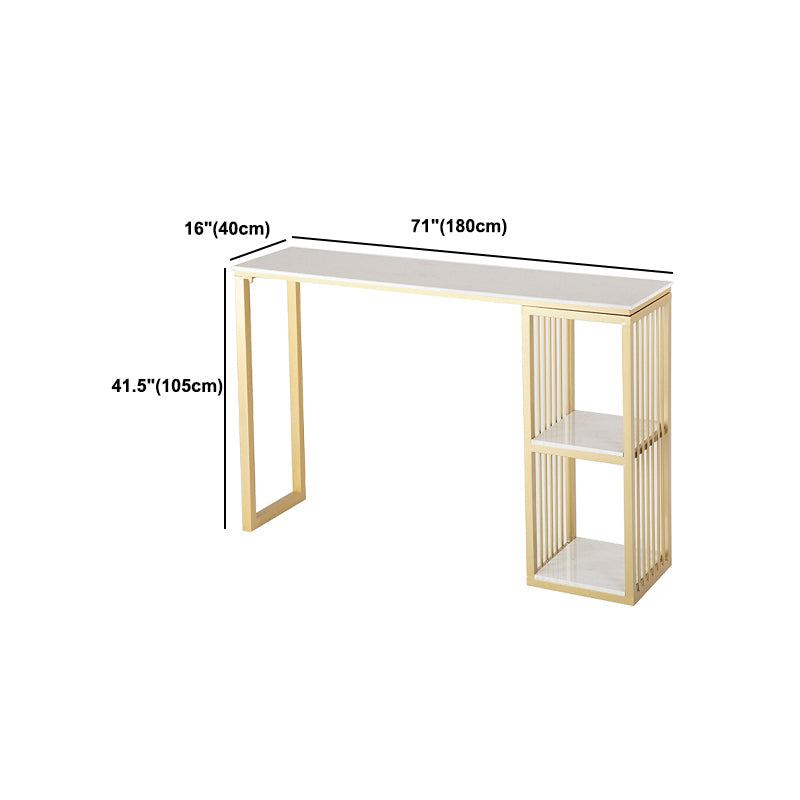 Rectangular Bar Table Set Glam 1/2/3/5 Pieces Bar Table and Stools for Dining Room Clearhalo 'Bar Furniture' 'furn' 'furn_home_bar_bar_sets' 'Furniture' 'Home Bars & Bar Sets' 'home_bar_bar_sets' 'Kitchen & Dining Furniture' 6039377