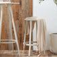 1/2/3 Pieces Industrial Round Bar Table Set Iron Bistro Set with Footrest