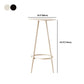 1/2/3 Pieces Industrial Round Bar Table Set Iron Bistro Set with Footrest
