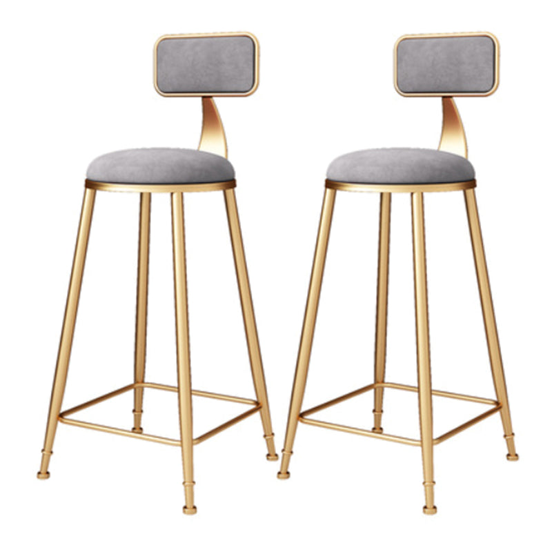 Glam Style Rectangle Bar Table Set 1/2/5 Pieces Solid Wood Counter Table Grey 30"H Stools (Set of 2) Clearhalo 'Bar Furniture' 'furn' 'furn_home_bar_bar_sets' 'Furniture' 'Home Bars & Bar Sets' 'home_bar_bar_sets' 'Kitchen & Dining Furniture' 6039412