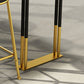 Glam Style Rectangle Bar Table Set 1/2/5 Pieces Solid Wood Counter Table Clearhalo 'Bar Furniture' 'furn' 'furn_home_bar_bar_sets' 'Furniture' 'Home Bars & Bar Sets' 'home_bar_bar_sets' 'Kitchen & Dining Furniture' 6039416