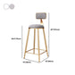 Glam Style Rectangle Bar Table Set 1/2/5 Pieces Solid Wood Counter Table Clearhalo 'Bar Furniture' 'furn' 'furn_home_bar_bar_sets' 'Furniture' 'Home Bars & Bar Sets' 'home_bar_bar_sets' 'Kitchen & Dining Furniture' 6039429