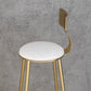Gold Metal Pub Table Set for Small Places Glam Faux Leather 1/3/5 Pieces Bar Set Clearhalo 'Bar Furniture' 'furn' 'furn_home_bar_bar_sets' 'Furniture' 'Home Bars & Bar Sets' 'home_bar_bar_sets' 'Kitchen & Dining Furniture' 6039439