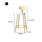 Gold Metal Pub Table Set for Small Places Glam Faux Leather 1/3/5 Pieces Bar Set Clearhalo 'Bar Furniture' 'furn' 'furn_home_bar_bar_sets' 'Furniture' 'Home Bars & Bar Sets' 'home_bar_bar_sets' 'Kitchen & Dining Furniture' 6039442