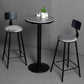 Industrial Stone Bar Table Set 1/3 Pieces Round Counter Table Set for Indoor Clearhalo 'Bar Furniture' 'furn' 'furn_home_bar_bar_sets' 'Furniture' 'Home Bars & Bar Sets' 'home_bar_bar_sets' 'Kitchen & Dining Furniture' 6039459
