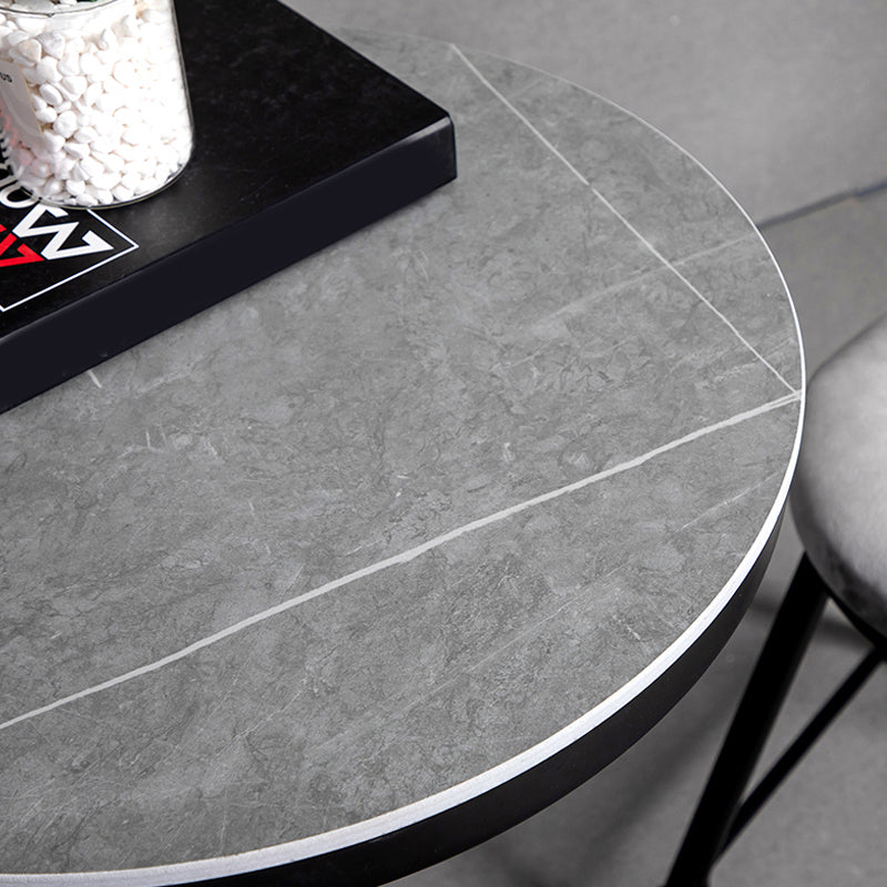 Industrial Stone Bar Table Set 1/3 Pieces Round Counter Table Set for Indoor Clearhalo 'Bar Furniture' 'furn' 'furn_home_bar_bar_sets' 'Furniture' 'Home Bars & Bar Sets' 'home_bar_bar_sets' 'Kitchen & Dining Furniture' 6039462