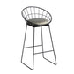 Industrial Stone Bar Table Set 1/3 Pieces Round Counter Table Set for Indoor Black- Gray 29.5"H Stool (Single) Clearhalo 'Bar Furniture' 'furn' 'furn_home_bar_bar_sets' 'Furniture' 'Home Bars & Bar Sets' 'home_bar_bar_sets' 'Kitchen & Dining Furniture' 6039465