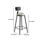 Industrial Stone Bar Table Set 1/3 Pieces Round Counter Table Set for Indoor Clearhalo 'Bar Furniture' 'furn' 'furn_home_bar_bar_sets' 'Furniture' 'Home Bars & Bar Sets' 'home_bar_bar_sets' 'Kitchen & Dining Furniture' 6039468
