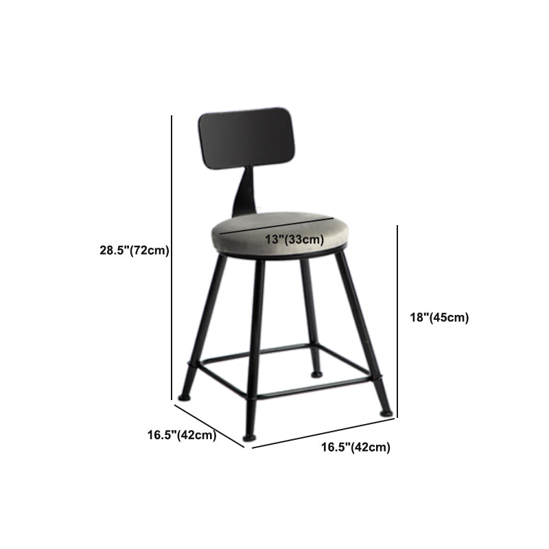 Industrial Stone Bar Table Set 1/3 Pieces Round Counter Table Set for Indoor Clearhalo 'Bar Furniture' 'furn' 'furn_home_bar_bar_sets' 'Furniture' 'Home Bars & Bar Sets' 'home_bar_bar_sets' 'Kitchen & Dining Furniture' 6039470