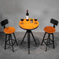 Rundes Bistro-Set, 1/2/3-teilig, Bartisch-Set aus massivem Holz im Industriestil