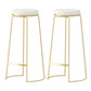 Glam Style Rectangle Bar Table 1/2/5/7 Pieces Faux Marble Counter Table Gold 28.7"H Stool (Set of 2) Clearhalo 'Bar Furniture' 'furn' 'furn_home_bar_bar_sets' 'Furniture' 'Home Bars & Bar Sets' 'home_bar_bar_sets' 'Kitchen & Dining Furniture' 6039514