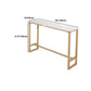 Glam Style Rectangle Bar Table 1/2/5/7 Pieces Faux Marble Counter Table Clearhalo 'Bar Furniture' 'furn' 'furn_home_bar_bar_sets' 'Furniture' 'Home Bars & Bar Sets' 'home_bar_bar_sets' 'Kitchen & Dining Furniture' 6039521