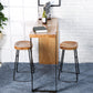 Solid Wood Modern Pub Table Set for Home Metal 1/3 Piece Bar Set Clearhalo 'Bar Furniture' 'furn' 'furn_home_bar_bar_sets' 'Furniture' 'Home Bars & Bar Sets' 'home_bar_bar_sets' 'Kitchen & Dining Furniture' 6039560