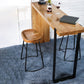 Solid Wood Modern Pub Table Set for Home Metal 1/3 Piece Bar Set Clearhalo 'Bar Furniture' 'furn' 'furn_home_bar_bar_sets' 'Furniture' 'Home Bars & Bar Sets' 'home_bar_bar_sets' 'Kitchen & Dining Furniture' 6039561