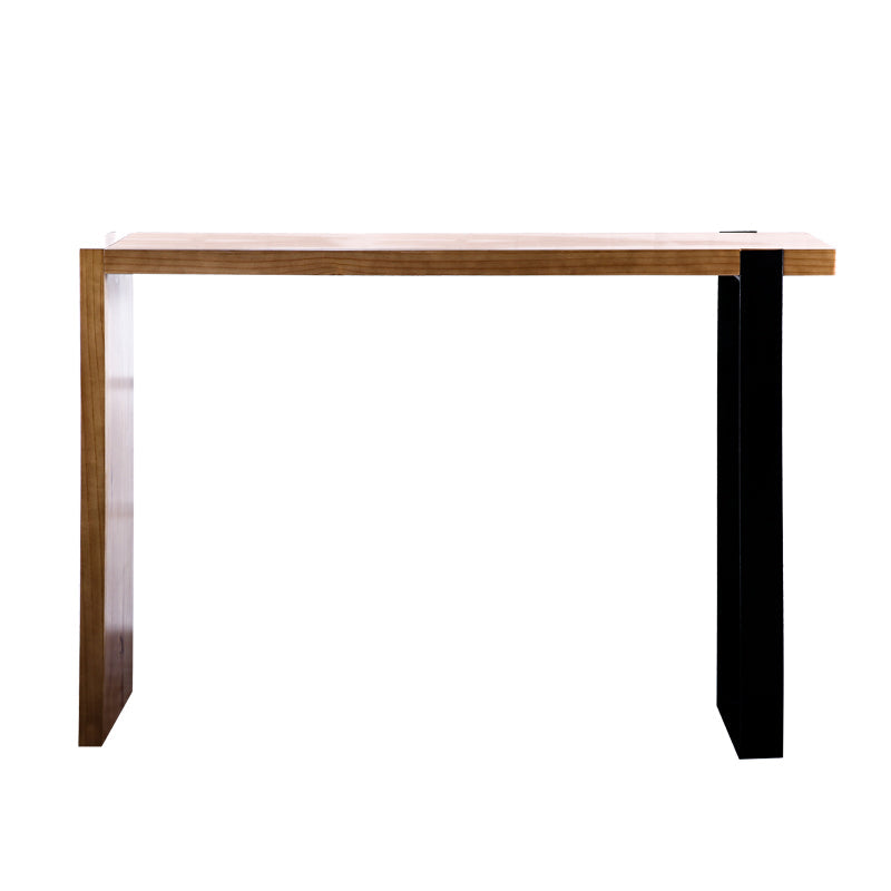 Solid Wood Modern Pub Table Set for Home Metal 1/3 Piece Bar Set Clearhalo 'Bar Furniture' 'furn' 'furn_home_bar_bar_sets' 'Furniture' 'Home Bars & Bar Sets' 'home_bar_bar_sets' 'Kitchen & Dining Furniture' 6039563