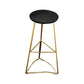 Glam-Pub-Tischset mit Metallrahmen und Holzplatte, 1/2/3-teiliges Bar-Set mit mattem Finish für zu Hause