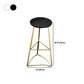 Glam-Pub-Tischset mit Metallrahmen und Holzplatte, 1/2/3-teiliges Bar-Set mit mattem Finish für zu Hause