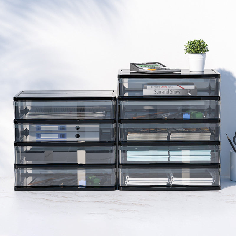 Mobile moderno in plastica con cassetti mobile per archivio verticale per ufficio