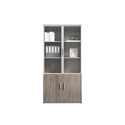 Contemporary File Cabinets Solid Wood Vertical File Cabinet Office 31"L x 16"W x 79"H Clearhalo 'Filing Cabinets' 'filling_cabinets' 'furn' 'furn_filling_cabinets' 'Furniture' 'Office Furniture' 6040303