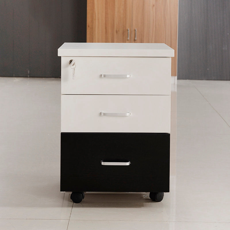 Contemporary Style Vertical Filing Cabinet Wood Filing Cabinet with Locking Storage Clearhalo 'Filing Cabinets' 'filling_cabinets' 'furn' 'furn_filling_cabinets' 'Furniture' 'Office Furniture' 6040369