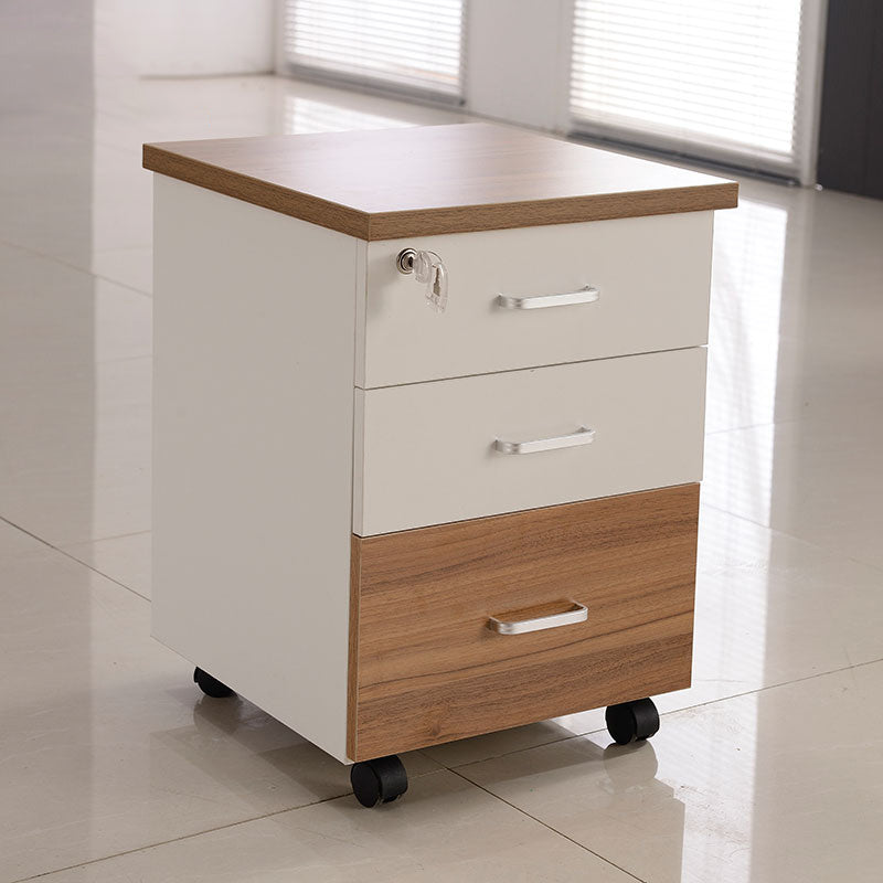 Contemporary Style Vertical Filing Cabinet Wood Filing Cabinet with Locking Storage Clearhalo 'Filing Cabinets' 'filling_cabinets' 'furn' 'furn_filling_cabinets' 'Furniture' 'Office Furniture' 6040371