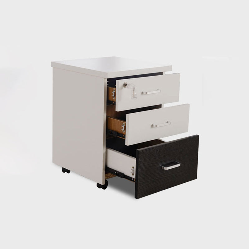 Contemporary Style Vertical Filing Cabinet Wood Filing Cabinet with Locking Storage Clearhalo 'Filing Cabinets' 'filling_cabinets' 'furn' 'furn_filling_cabinets' 'Furniture' 'Office Furniture' 6040372
