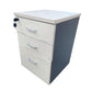 Contemporary Style Vertical Filing Cabinet Wood Filing Cabinet with Locking Storage Blue-White Clearhalo 'Filing Cabinets' 'filling_cabinets' 'furn' 'furn_filling_cabinets' 'Furniture' 'Office Furniture' 6040377