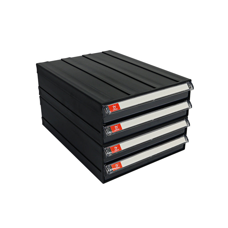 Archivo moderno de gabinete de plástico con cajones para el hogar u oficina