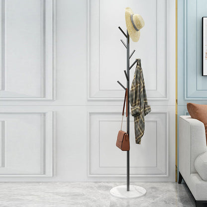 Gorgeous Metal Coat Rack Designer Marble Bottom Coat Rack With Coat Hooks Black White Branches Clearhalo 'Entry & Mudroom Furniture' 'furn' 'furn_hall_tree_coat_racks' 'Furniture' 'Hall Trees & Coat Racks' 'hall_tree_coat_racks' 6040454