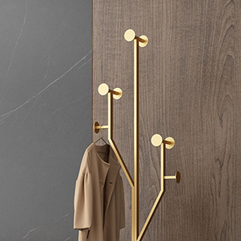 Glam metallic Hall Tree Hooks Design Rack voor woonkamer