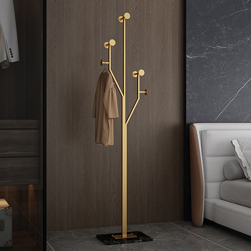Glam metallic Hall Tree Hooks Design Rack voor woonkamer