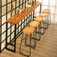 Industrial Solid Wood Bar Table Rectangle Dining Table for Kitchen Living Room Clearhalo 'Bar Furniture' 'Bar Tables' 'bar_tables' 'furn' 'furn_bar_tables' 'Furniture' 'Kitchen & Dining Furniture' 6040917